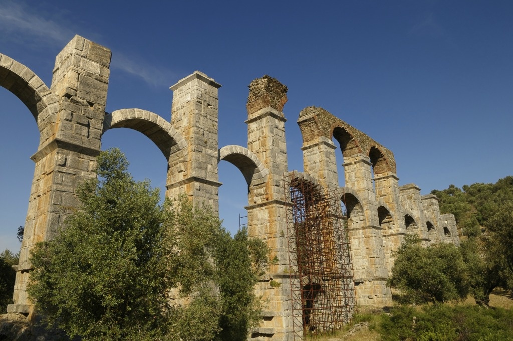 Greece Lesvos Aquaduct