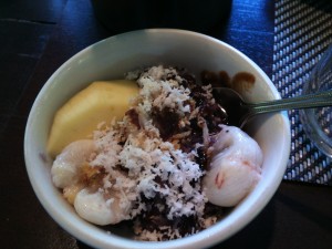 Dessert - Purple Sticky Rice with Coconut